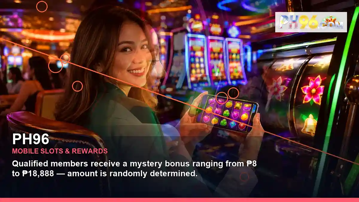 PH96 high-energy reels casino bonus games in a layered collage layout for Philippine players