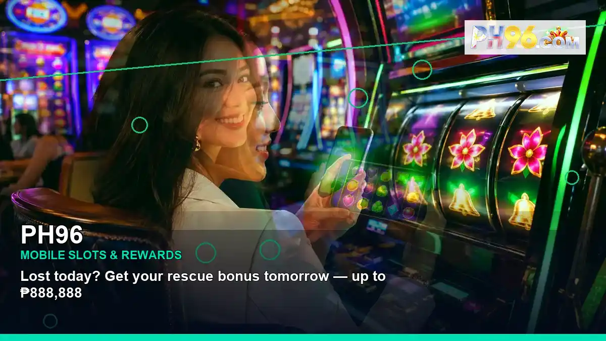 PH96 layered collage first casino deposit and wallet options highlighting mobile-friendly casino play
