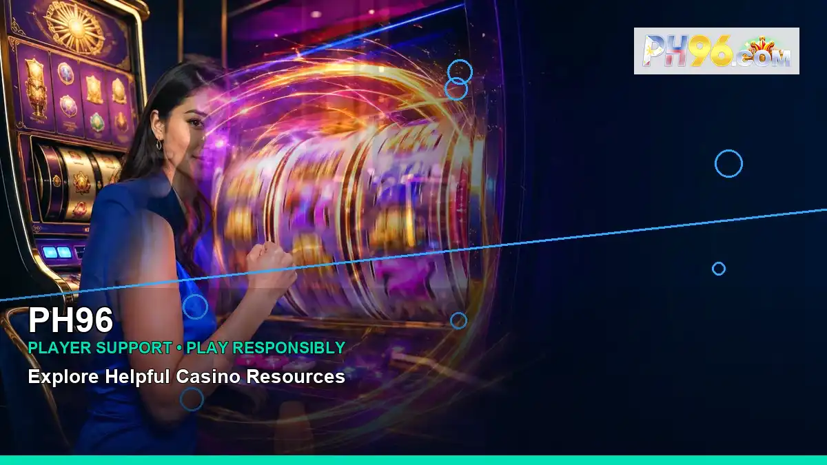 PH96 left close-up mobile casino app highlighting mobile-friendly casino play