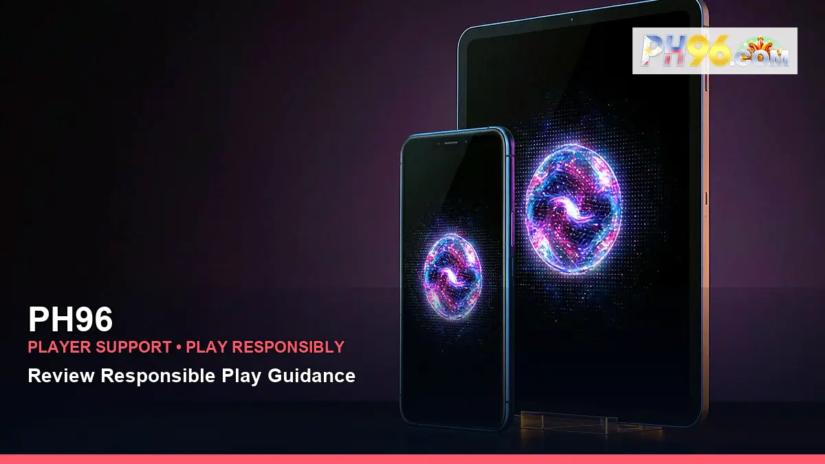 PH96 high-energy download mobile casino app in a social share layout for Philippine players